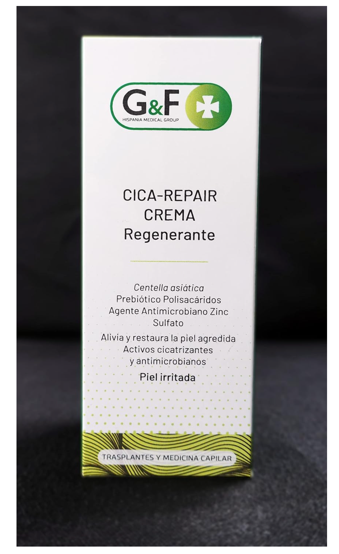 Centella Asiática y Zinc en crema. Crema para aliviar la piel agredida. Crema cicatrizante. Cica Repair en bote de 50ml. Crema hidratante cuero cabelludo. Crema capilar regeneradora y protectora.
