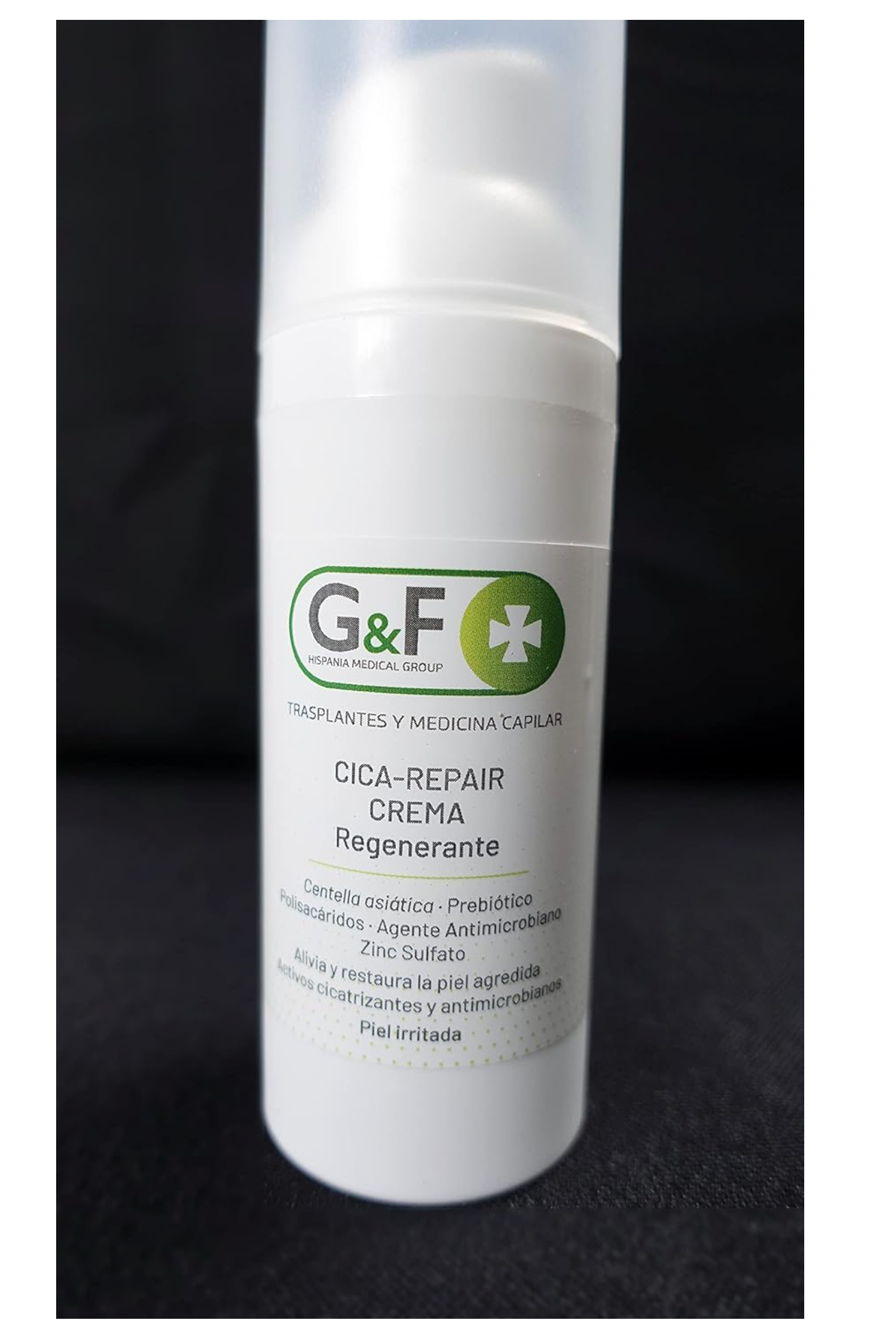 Centella Asiática y Zinc en crema. Crema para aliviar la piel agredida. Crema cicatrizante. Cica Repair en bote de 50ml. Crema hidratante cuero cabelludo. Crema capilar regeneradora y protectora.