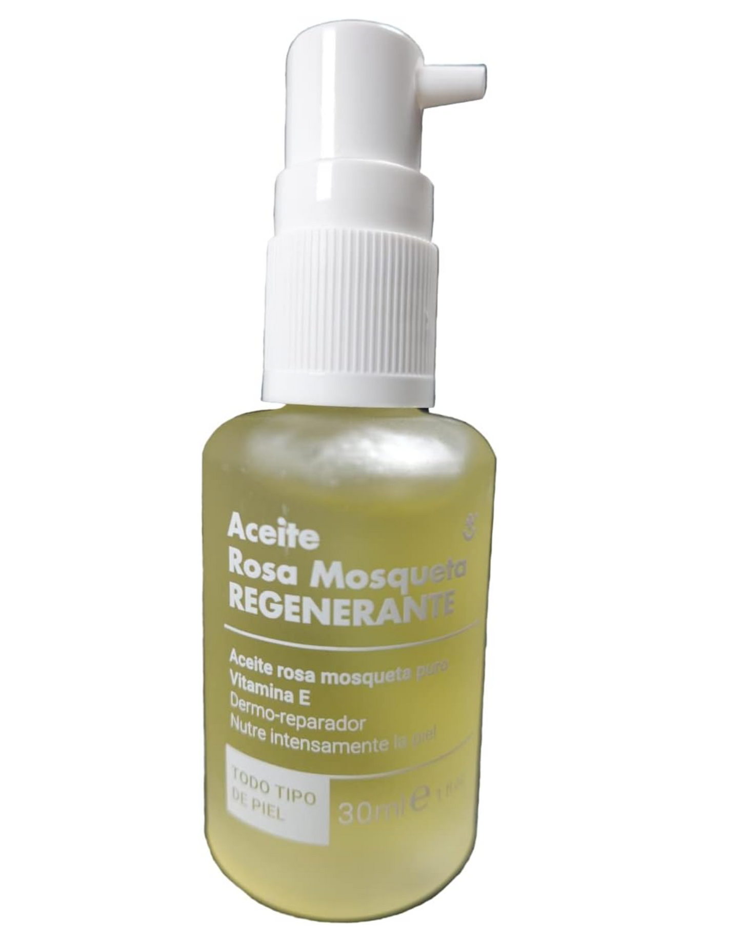 Rosa Mosqueta para cicatrices. Aceite de rosa mosqueta. Aceite Rosa Mosqueta puro Vitamina E. Bote de 30 Ml. Aceite corporal regenerador y cicatrizante. Para todo tipo de piel. Dermo reparador.