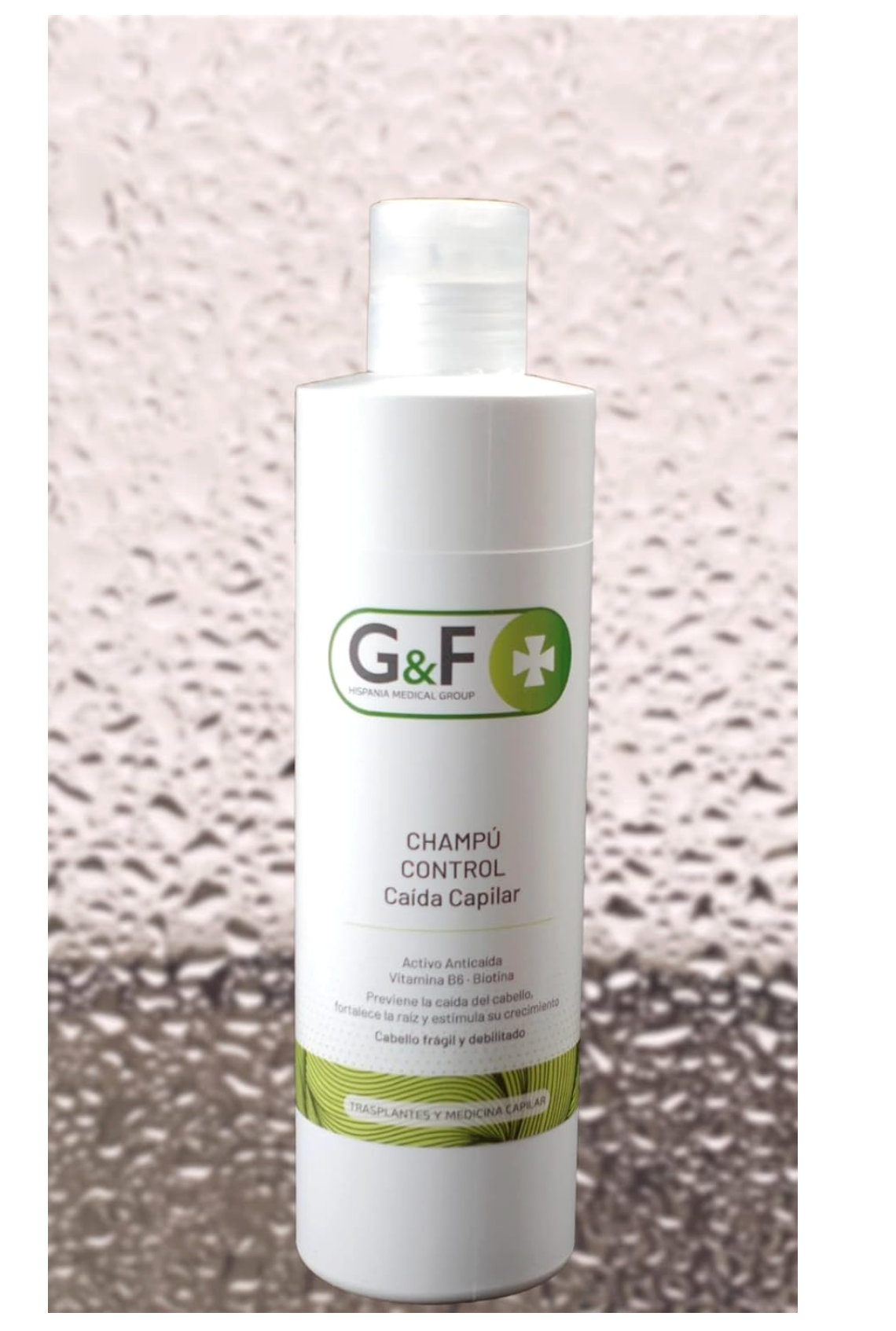 Champú caída pelo. Champú anticaída para hombre y mujer en botella de 300ml. Shampoo contra la caída del cabello. Frena la caída del cabello y estimula su crecimiento. Previene y frena la caída.