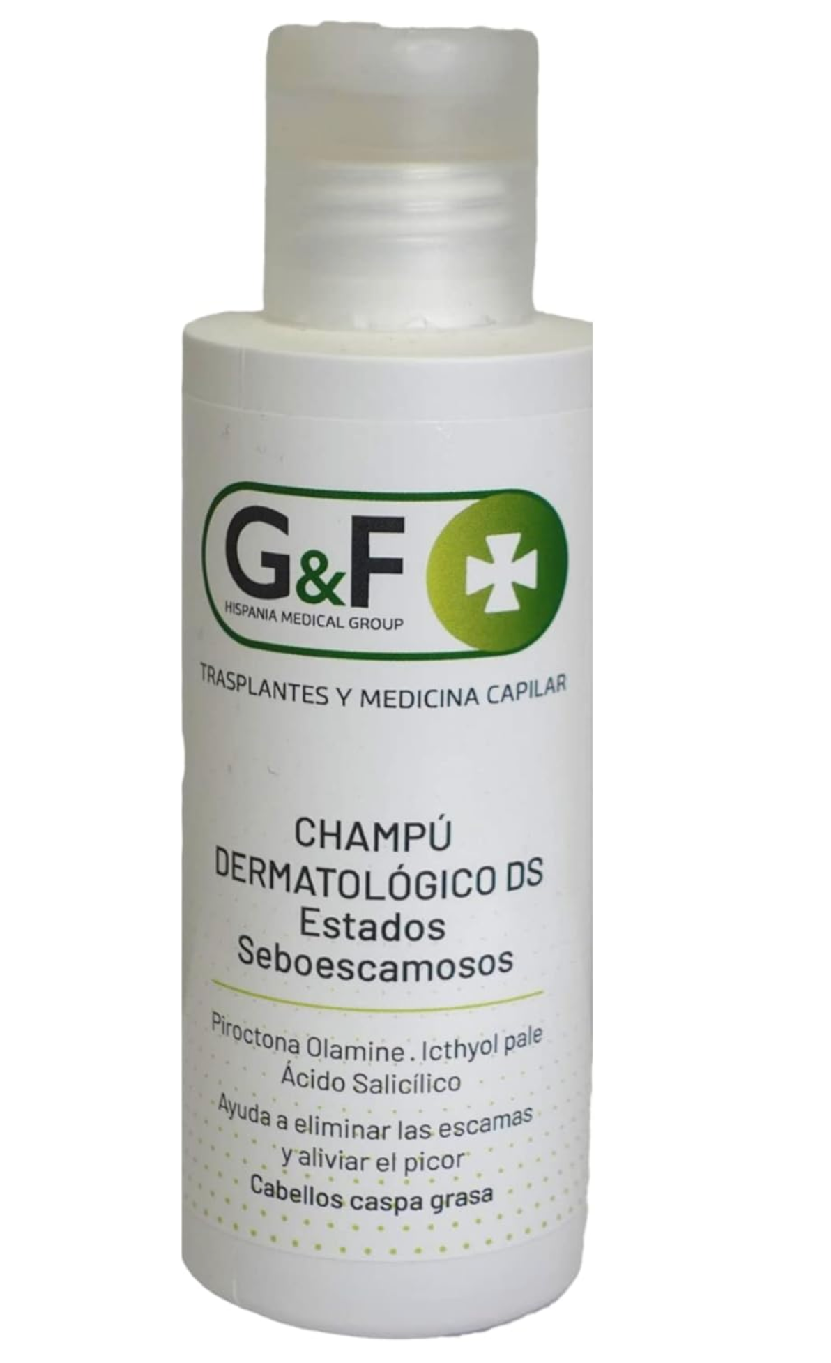 Champú para Dermatitis Seborreica y Estados Descamativos - Reduce Picor, Exceso de Sebo y Facilita Eliminación de Escamas - Para Pelo Graso - 125ml