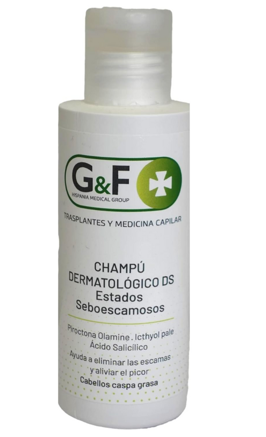 Champú para Dermatitis Seborreica y Estados Descamativos - Reduce Picor, Exceso de Sebo y Facilita Eliminación de Escamas - Para Pelo Graso - 125ml