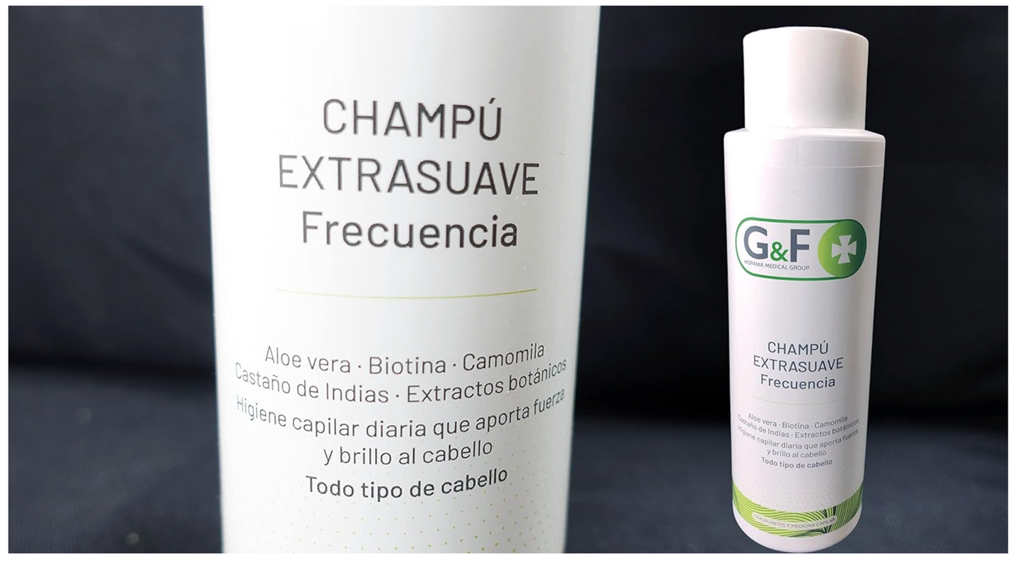 Champú PH Neutro. Champú extra suave frecuencia. Champus cuero cabelludo sensible. Champús uso frecuente en botella de 500ml. Pieles atópicas. No irritante. Shampoo ideal para toda la familia.